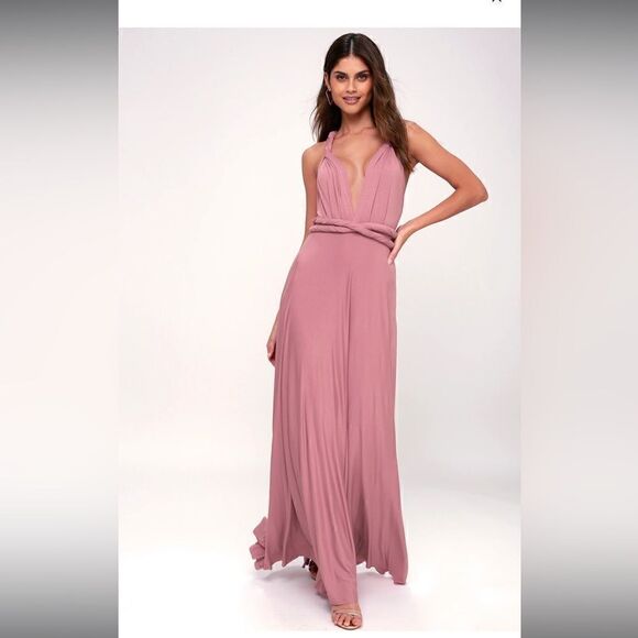Lulu’s Tricks of the Trade Mauve Maxi Dress - Picture 2 of 16